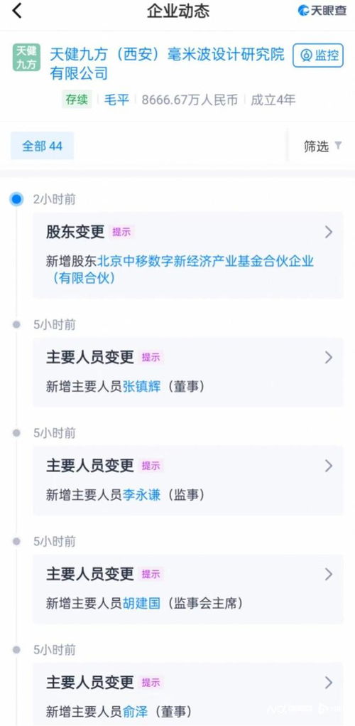 中移动基金再下一城 战略入股毫米波研发商天健九方，深化云计算与通信产业布局